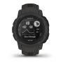 Часы Garmin INSTINCT 2S solar Graphite, черный