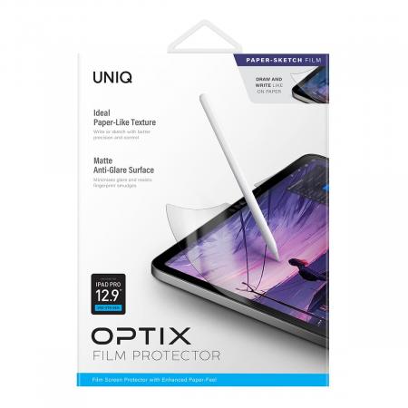 Стекло для iPad Pro 12.9" (2018/21/22) UNIQ OPTIX (NPDP12.9(2021)-CLEAR) Глянцевое