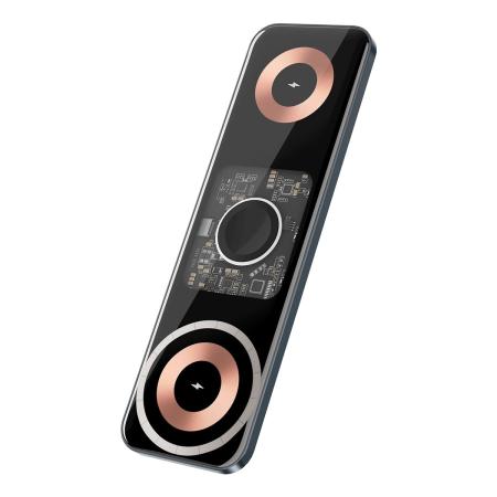 Беспроводное зарядное устройство WiWU MATRIX 3в1 (Wi-W010) Black, черный