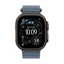 Apple Watch Ultra 3 (2025), 49 мм корпус из титана цвета «Black», ремешок Ocean Band цвета «Anchor Blue»