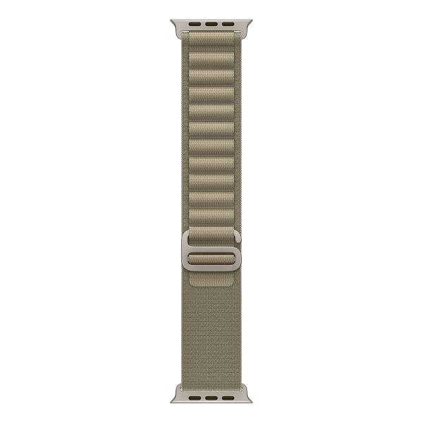 Apple Watch Ultra 2 (2023), 49 мм корпус из титана цвета «Natural», ремешок Alpine Loop размера L цвета «Olive»