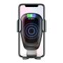 Автомобильный держатель с беспроводной зарядкой Baseus Metal Wireless Charger Gravity Car Mount (WXYL-B0A) Черный