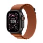 Apple Watch Ultra 3 (2025), 49 мм корпус из титана цвета «Black», ремешок Alpine Loop размера S цвета «Terra Cotta»