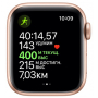 Apple Watch Series 5, 44 мм, корпус из алюминия золотого цвета, спортивный ремешок цвета «розовый песок»