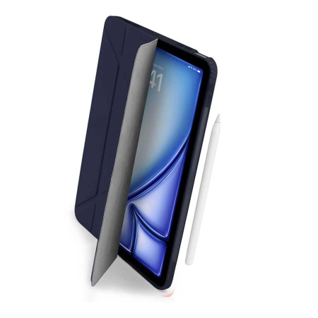 Чехол книжка для iPad Pro 13" M4/M5 Gurdini Origami Case Тёмно-синий